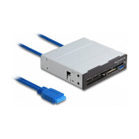 3.5? SuperSpeed USB Card Reader 6 Slots + 1 x USB Typ-A...