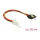 Kabel P4 4 Pin Stecker > SATA 15 Pin Buchse 20 cm