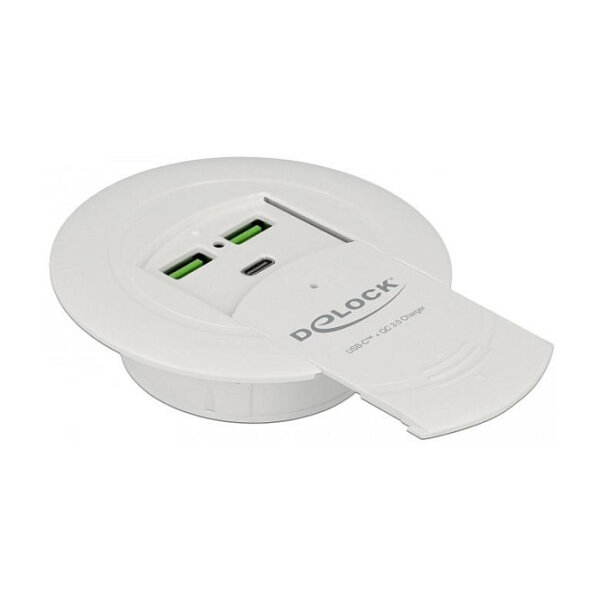 USB Type-C™ Ladegerät PD 85 W + Qualcomm Quick Charge 3.0 für Tischeinbau