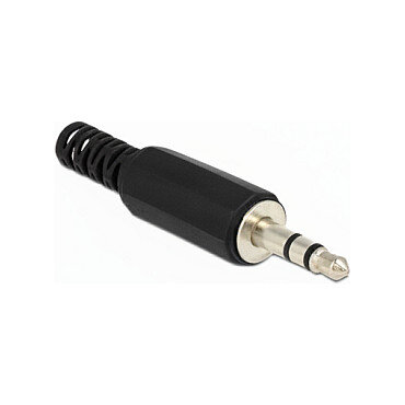 Klinkenstecker 3,5 mm 3 Pin Stereo mit Knickschutz Lötversion