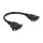 Kabel DisplayPort 1.2 Buchse > DisplayPort Buchse zum Einbau 4K 60 Hz 0,25 m