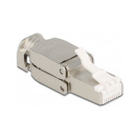 RJ45 Stecker Cat.6A STP werkzeugfrei
