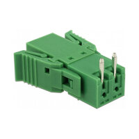 Terminalblock Set für Platine 2 Pin 3,81 mm Rastermaß horizontal