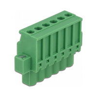 Terminalblock Set für Hutschienen 6 Pin mit Schraubverriegelung