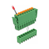 Terminalblock Set für Platine 8 Pin 3,81 mm Rastermaß vertikal