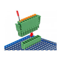 Terminalblock Set für Platine 8 Pin 3,81 mm Rastermaß vertikal
