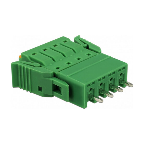 Terminalblock Set für Platine 4 Pin 3,81 mm Rastermaß vertikal