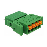 Terminalblock Set für Platine 4 Pin 3,81 mm Rastermaß vertikal