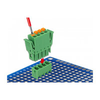 Terminalblock Set für Platine 4 Pin 3,81 mm Rastermaß vertikal