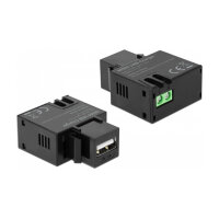 Keystone Modul mit USB Typ-A Ladebuchse 5 W schwarz