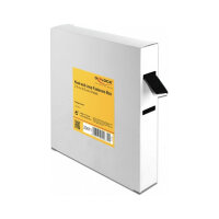 Klettband auf Rolle L 10 m x B 20 mm in Box schwarz
