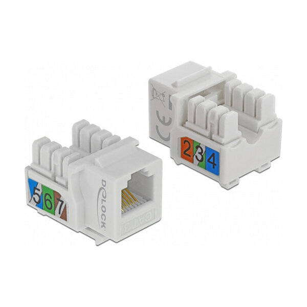 Keystone Modul RJ12 Buchse > LSA Cat.3 UTP weiß