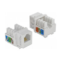 Keystone Modul RJ12 Buchse > LSA Cat.3 UTP weiß