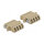 LWL Kupplung LC Quad Buchse zu LC Quad Buchse Multimode 2 Stück beige