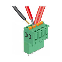 Terminalblock Set für Platine 4 Pin 5,08 mm Rastermaß vertikal