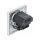 Einbausteckdose mit 2 x USB Typ-A Ladeport 2,8 A
