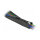 Gewebeschlauch mit Reißverschluss hitzebeständig 1 m x 35 mm schwarz