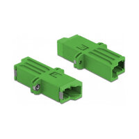 LWL Kupplung E2000 Simplex Buchse zu Simplex Buchse Singlemode grün