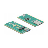 USB 3.0 Konverter für M.2 Key B Modul mit SIM Slot und Gehäuse