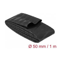 Schrumpfschlauch X-Muster rutschfest 1 m x 50 mm schwarz