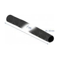 Schrumpfschlauch X-Muster rutschfest 1 m x 50 mm schwarz