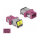 LWL Kupplung mit Laserschutzklappe SC Simplex Buchse zu SC Simplex Buchse Multimode violett