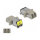 LWL Kupplung mit Laserschutzklappe LC Duplex Buchse zu LC Duplex Buchse Multimode beige