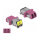 LWL Kupplung mit Laserschutzklappe LC Duplex Buchse zu LC Duplex Buchse Multimode violett
