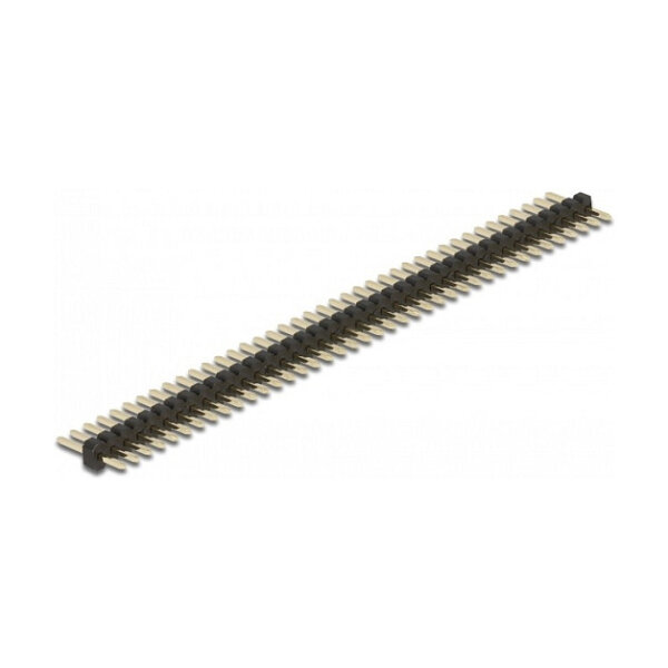 Stiftleiste 40 Pin, Rastermaß 1,27 mm, 1-reihig, gerade, 5 Stück