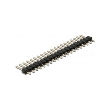 Stiftleiste 20 Pin, Rastermaß 2,54 mm, 1-reihig, gerade, 5 Stück