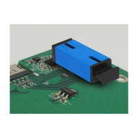 LWL Kupplung für PCB SC Simplex Buchse zu SC Simplex Buchse Singlemode blau
