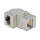 Keystone Modul RJ45 Buchse zu RJ45 Buchse Cat.6A 90° gewinkelt