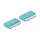 LWL Kupplung HD LC Octuplex Buchse zu LC Octuplex Buchse aqua