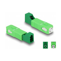 LWL Hybrid Kupplung SC Simplex Stecker zu LC Simplex Buchse grün