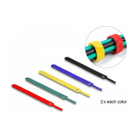 Klett-Kabelbinder L 150 x B 12 mm farbig Set 10 Stück
