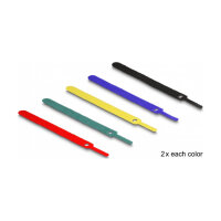 Klett-Kabelbinder L 150 x B 12 mm farbig Set 10 Stück