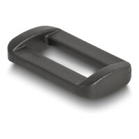 Klettband auf Rolle mit Schlaufe L 5 m x B 20 mm schwarz