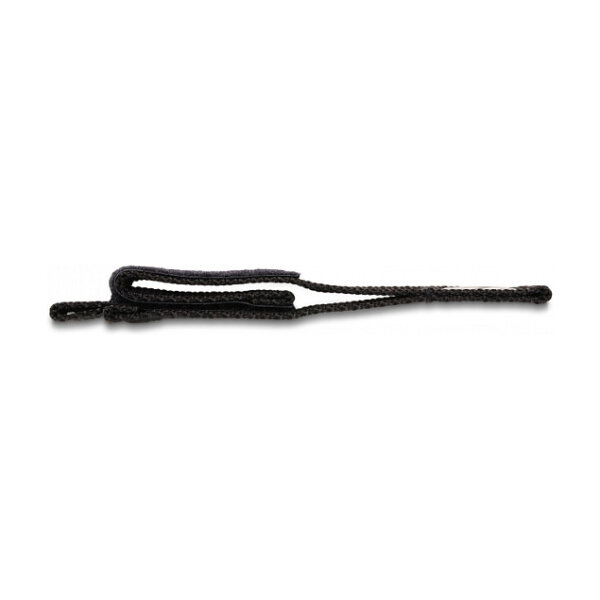 Strapazierfähiger Klettgurt mit Befestigungsöse L 508 x B 50 mm schwarz 5 Stück
