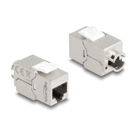 Keystone Modul RJ45 Buchse zu LSA Cat.6A Slim werkzeugfrei