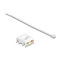Keystone Modul RJ45 Buchse zu LSA Cat.6A Slim werkzeugfrei