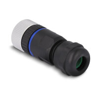 M12 Steckverbinder A-kodiert 4 Pin Buchse zur Montage mit Schraubanschluss