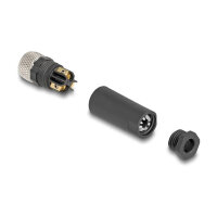 M8 Steckverbinder A-kodiert 3 Pin Buchse zur Montage mit Schraubanschluss