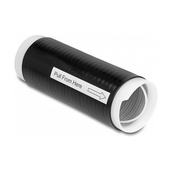 Kaltschrumpfschlauch 45 mm x 130 mm 2 Stück schwarz