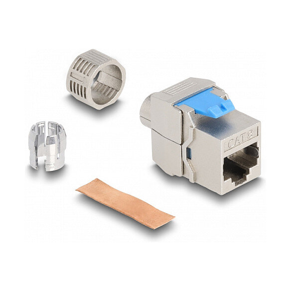 Keystone Modul RJ45 Buchse zu LSA Cat.8.1 werkzeugfrei