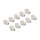 Keystone Modul RJ45 Buchse zu LSA Cat.6A werkzeugfrei weiß Set 10 Stück