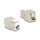 Keystone Modul RJ45 Buchse zu LSA Cat.6A werkzeugfrei weiß Set 10 Stück