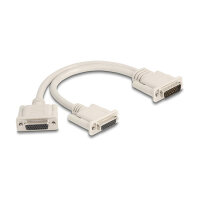Adapter Y-Kabel Splitter D-Sub HD 26 Pin Stecker zu 2 x...