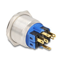 Drucktaster zum Einbau 25 mm 6 x Lötanschluss LED...