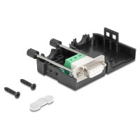 Sub-D Steckergehäuse 9 Pin Seriell aus Kunststoff inklusive Terminalblock Steckerverbinder Buchse für RS-232/RS-485/CANBUS