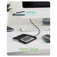 ICY BOX IB-201T-CU31 2,5 SATA HDD/SSD Gehäuse